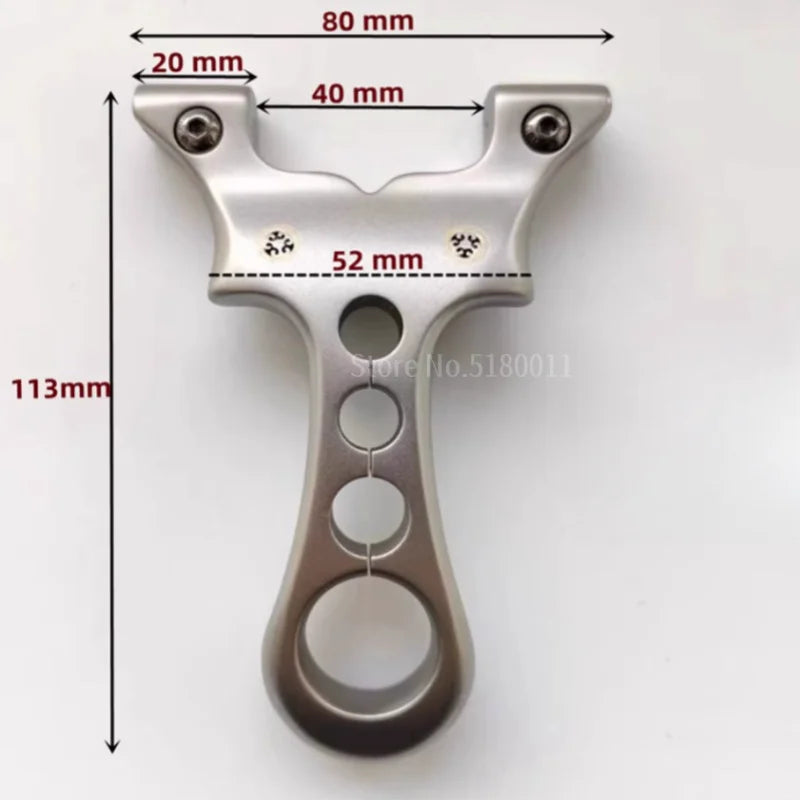 High-end TC21 Titanium Alloy High-end Hunting Slingshot Precision Shooting Competitive Outdoor Sports Catapult for Adults Games