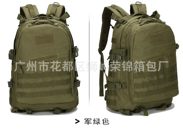 Upgraded 3D Bag Camouflage Mountaineering Bag Tactical Backpack Outdoor Camping Travel Bag
