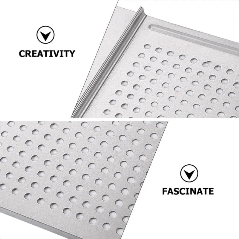 Stainless Steel Griddle Grill Pan 2-in-1 Stove Top Grill Plate Grilled Pan Vegetable Plate Grill Barbecue Trays Outdoor Grilling