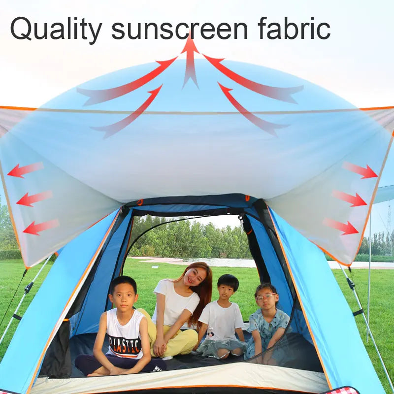 Factory Outlet New Pattern Custom Oem Easy One Touch Tents Outdoor Automatic Camping Tent Camptown Tent