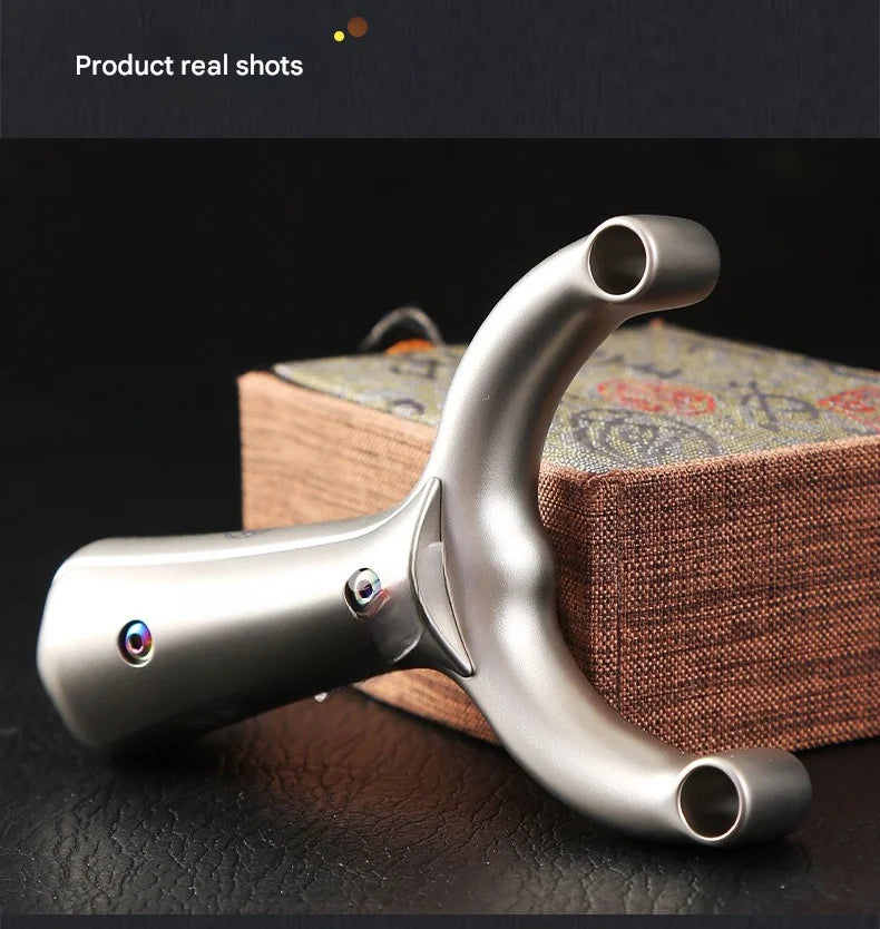 Slingshot Metal Precision Shooting Slingsshot Outdoor Hunting Archery Caza Set High Precision Slingshot Hunting