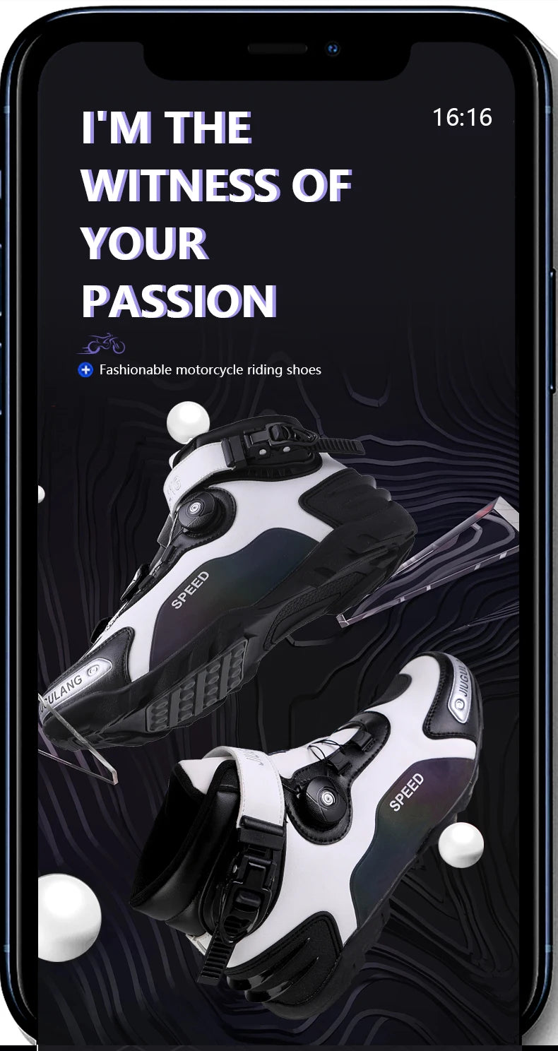 New Motorcycle riding shoes Motorcycle cross-country short boots Racing shoes Motorcycle cross-country shoes