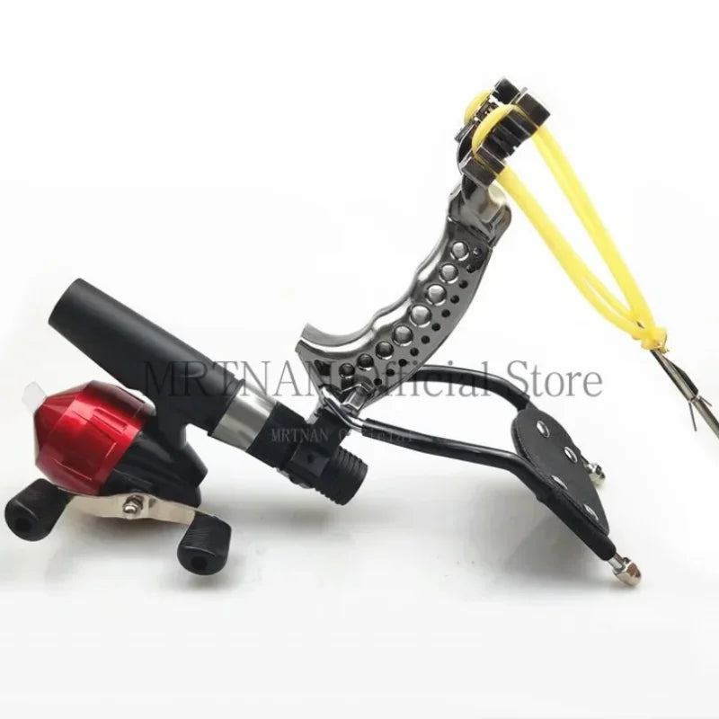 Powerful Fishing Slingsshot with Wrist Rest Outdoor Hunting Sling Shot Large Catapult for Fishings and Ball