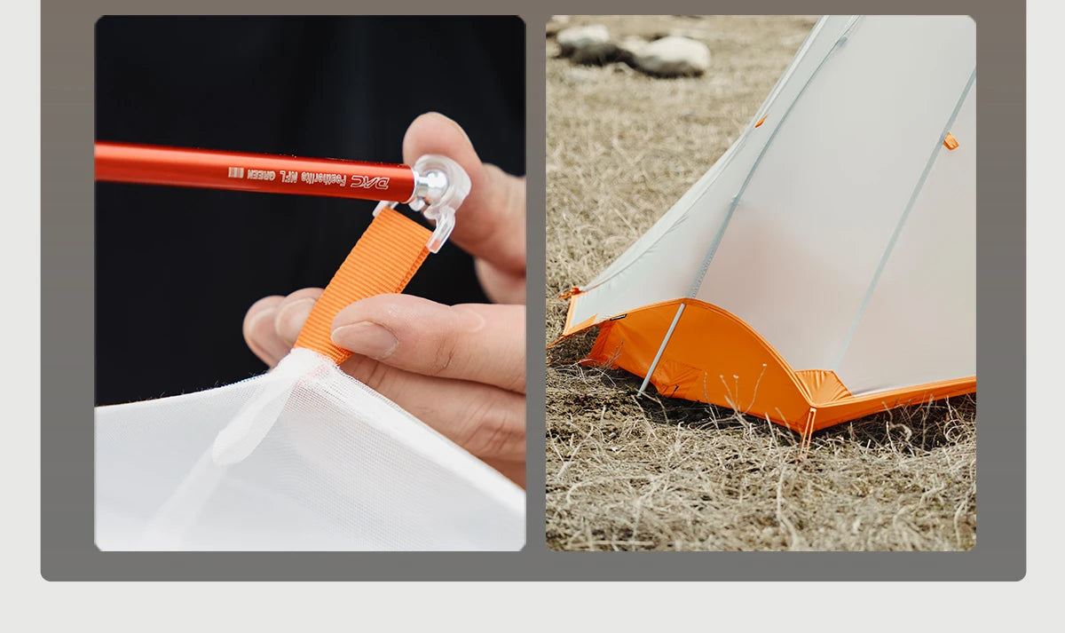 BLACKDEER Nova Camping Tent 1 Person Ultralight Tent Nylon Silicone Coated Waterproof Hiking Backpacking Outdoor DAC Pole 1.08kg