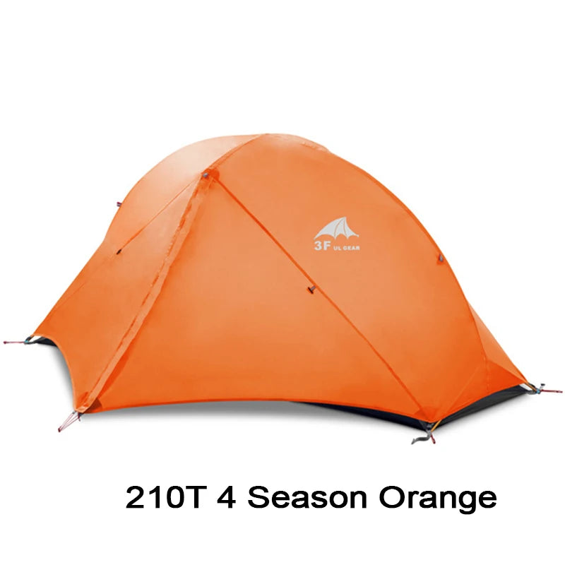 3F UL Gear Floating Cloud 1 Ultralight 3 4 Season Outdoor Camping Tent Waterproof Windproof Hiking Double Layer Tents