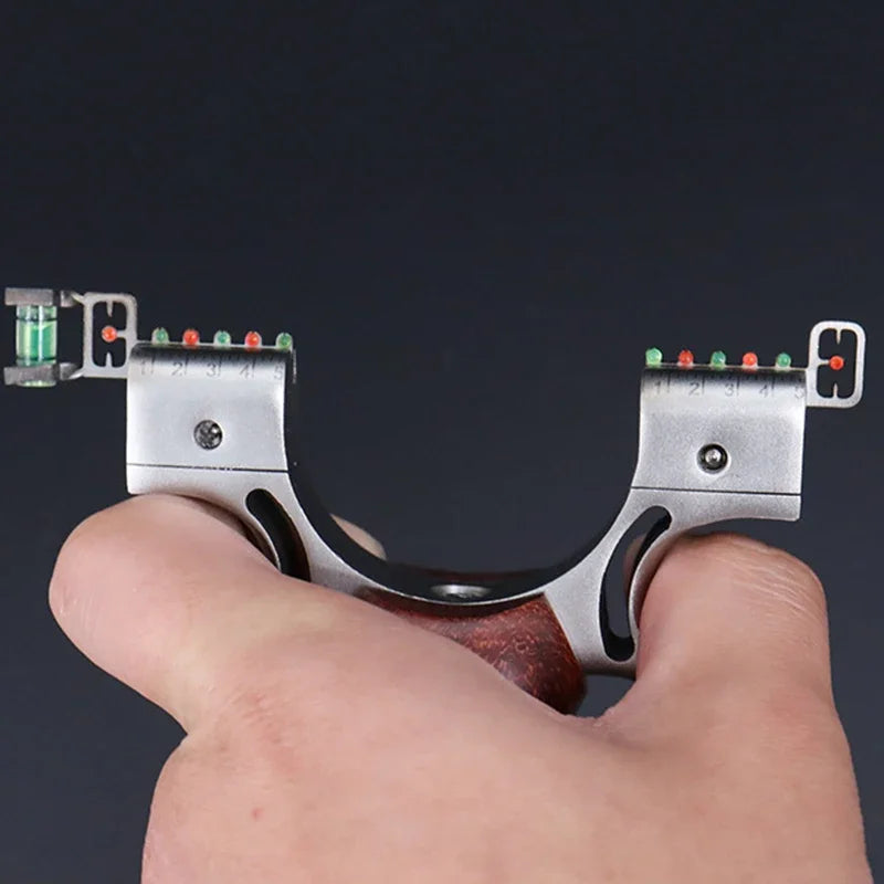 304 Stainless Steel Laser Slingsshot CNC 8020 Slingshot Outdoor Hunting Shooting Tirachinas Super Potential