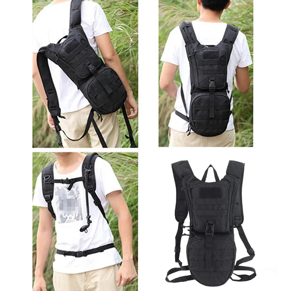 Outdoor Hydration Backpack Tactical Assault Outdoor Hiking Hunting Climbing Riding Bag Cycling Backpack Water Bag