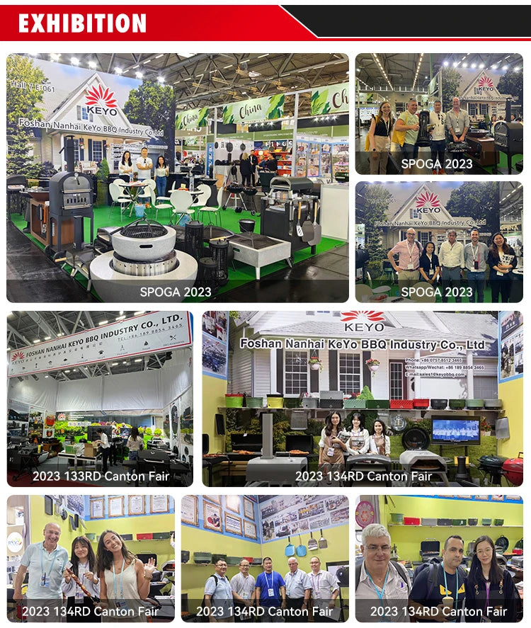 Heavy Duty Garden Barrel Trolley Barbeque Grill Outdoor Smoker Barbecue Grill Charcoal Bbq Grill with Side Table