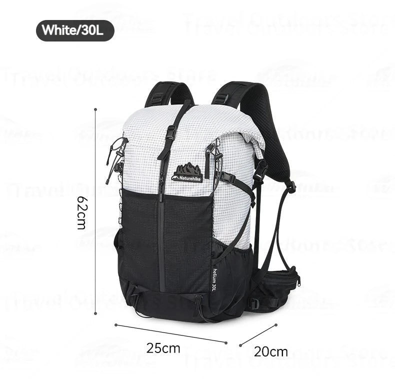 Naturehike Outdoor Backpack 30+5L Waterproof Super Light Hiking Camping Climbing Bag Ultralight Sports Shoulder Bag Breathable