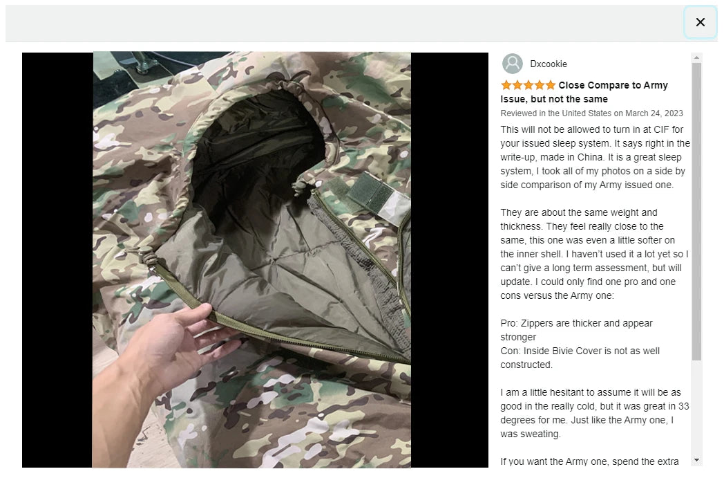 MT Military Modular Infantry Tactical Mummy Sleeping Bags, Army Force Defence 4 & Tropen Sleeping System 2.0 Camouflage