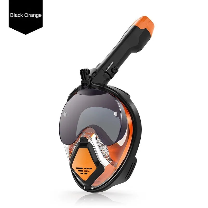 2025 New Professional Snorkeling Mask For Kids Adults High-definition Anti Fog Foldable Swimming Fully Dry Myopia Diving Goggles