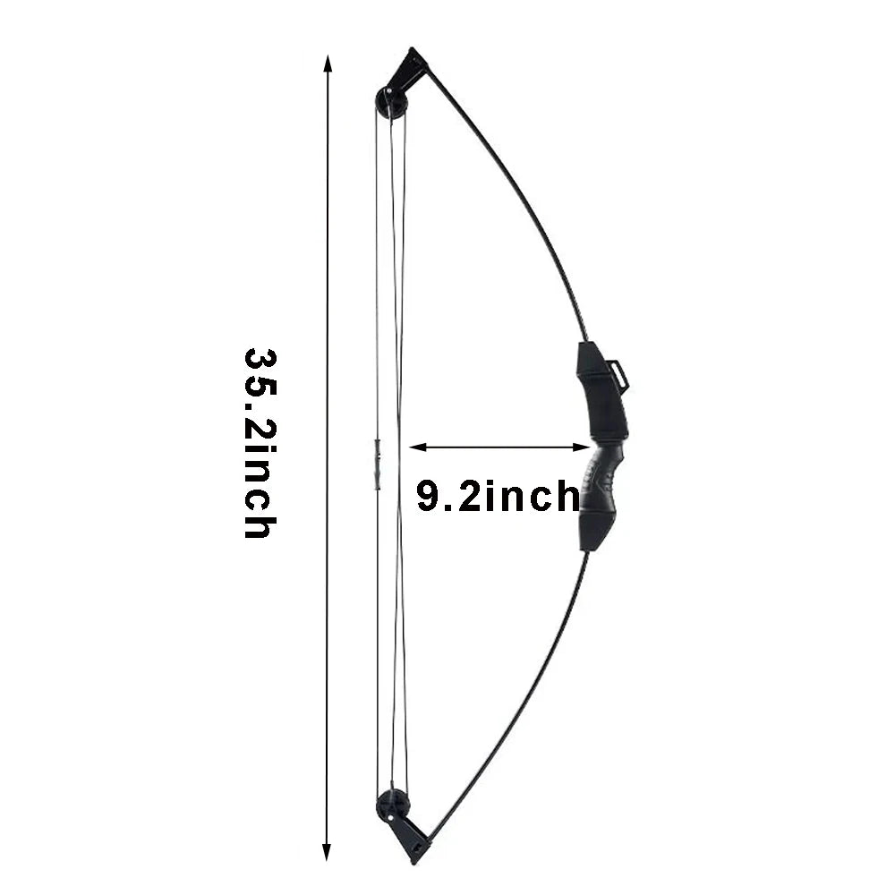 Youth 35inch 18Lbs Archery Compound Bow and Arrow Set for Kid Gift As a Present  to Outdoor Sport  Family Games