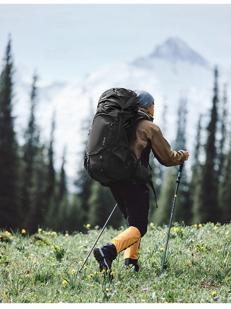 Naturehike 70L Hiking Backpack Outdoor Rainproof With Rain Cover Knapsack Climbing Shoulder Bag Travel Camping Rucksack Portable