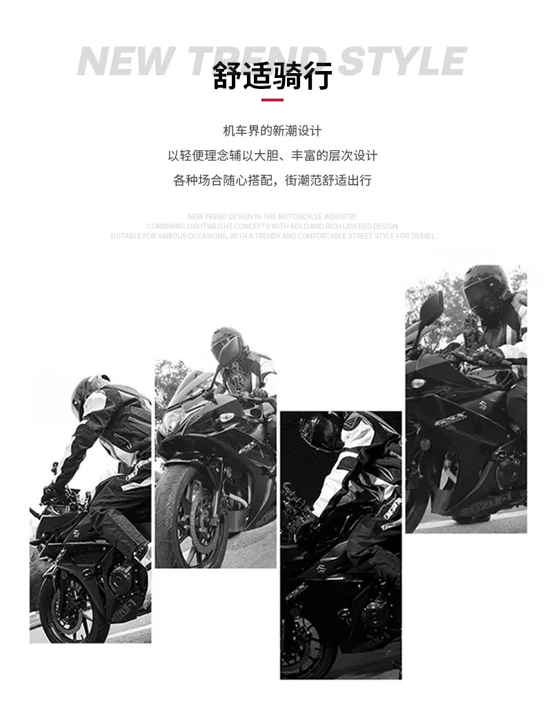 New Men's Motorcycle Shoes Outdoor Breathable Waterproof Men Motorcycle Boots Motos and Bike Riding Ankle Boot Motocross Shoes