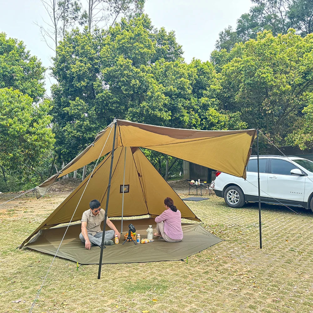 Multi-purpose Outdoor Picnic Octagonal Mat Thickened Oxford Cloth Wear-resistant Waterproof Camping Tent Moistureproof Mat