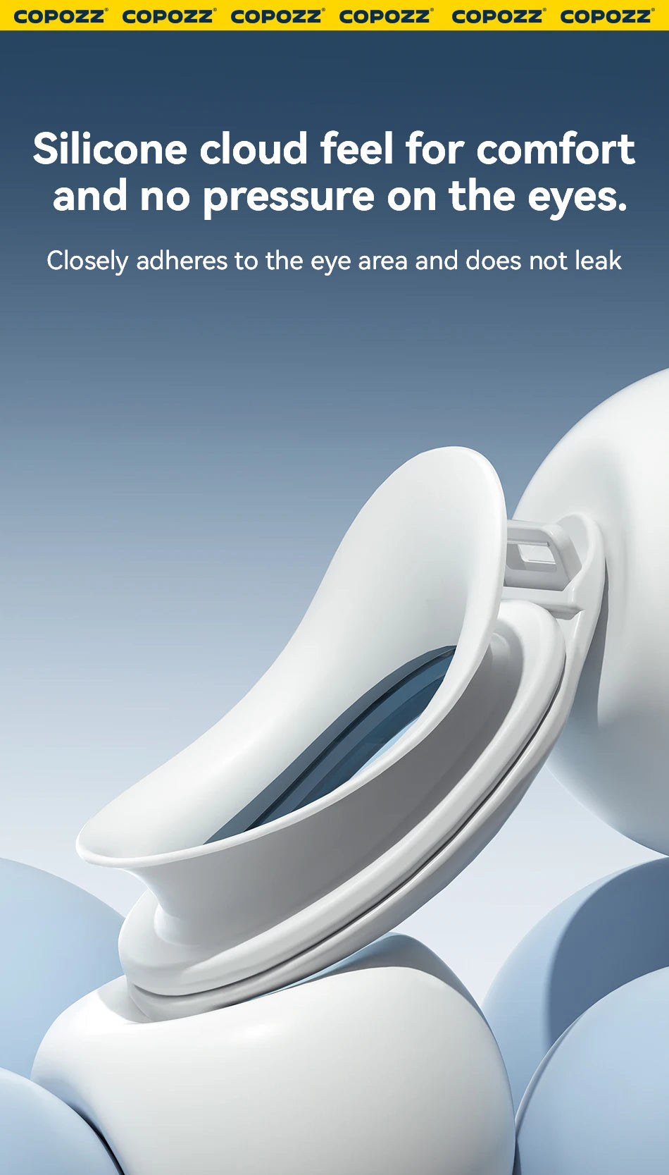 COPOZZ Myopia Swimming Goggles Male Female Adult Swim Goggle CoNANO Imported Anti Fog Pool Swimming Glasses Eyewear -1.5 to -7