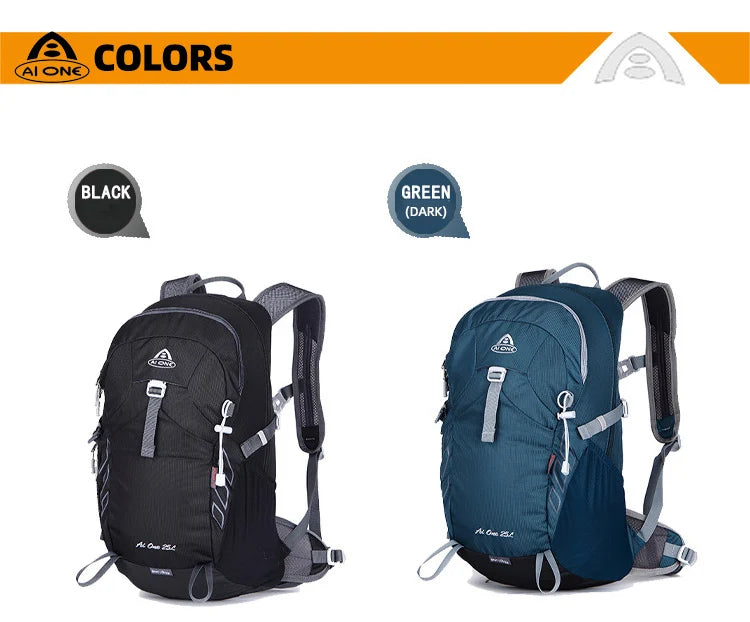 25L Sports Hiking Outdoor Backpack Camping Climbing Bag Nylon Multifunctional Bicycle Bike Bag Travel Shoulder Bag for Men Women