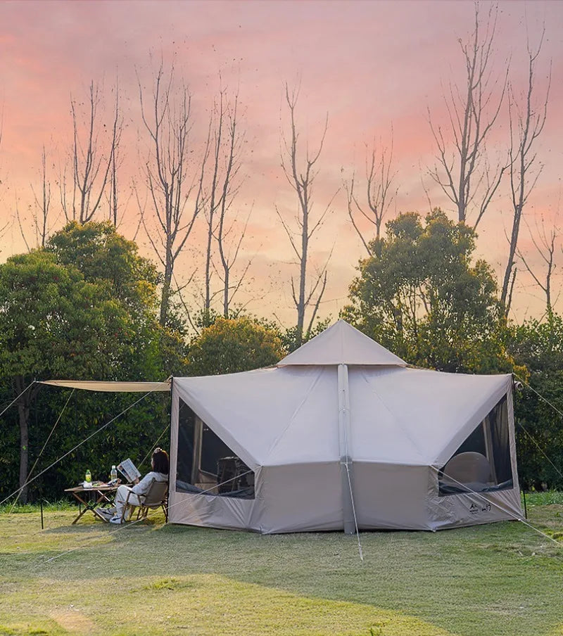 Convenient Storage Inflatable Tent Portable Foldable Outdoor Courtyard Tent Multifunctional Desert Travel Camping Supplies