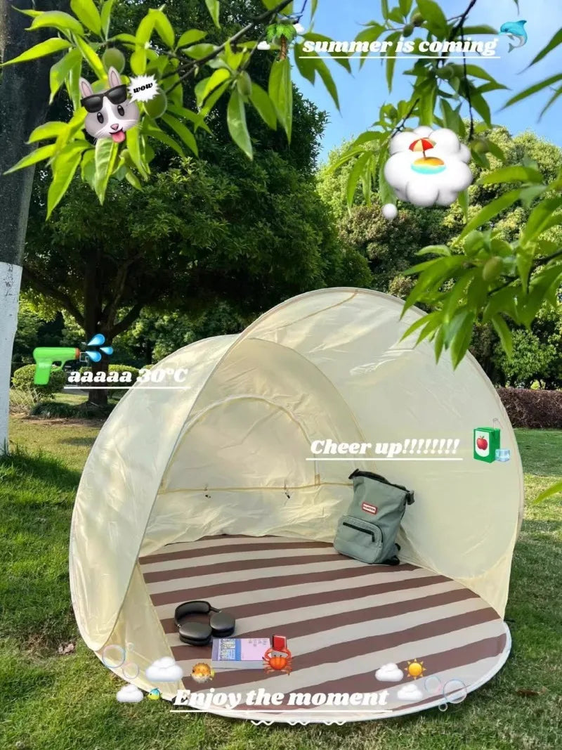 Children's Tent Portable Outdoor Camping Picnic One Second Quick Open Tent Seaside Beach Awning