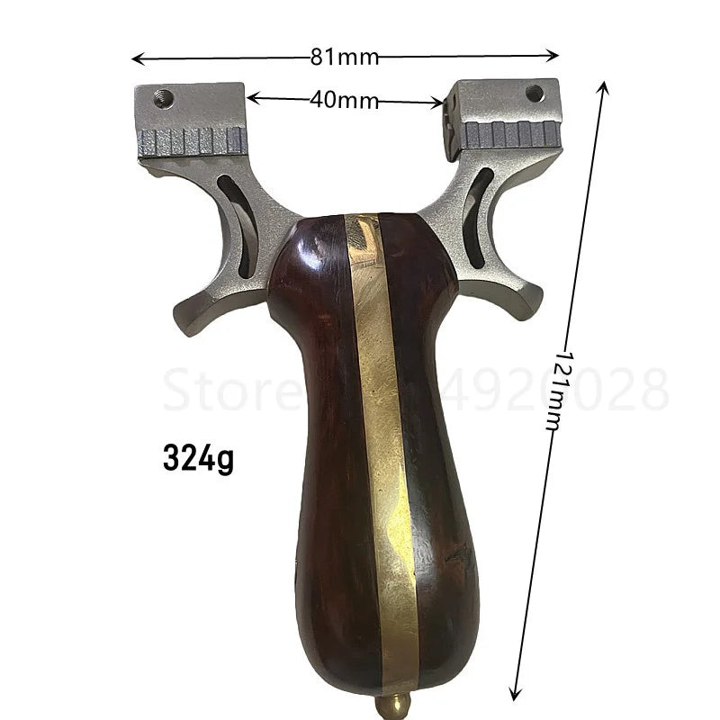 Adult Shooting Slingshot Outdoor Hunting Toy Stainless Steel Slingshot Traditional Rubber Band Hunting Catapult
