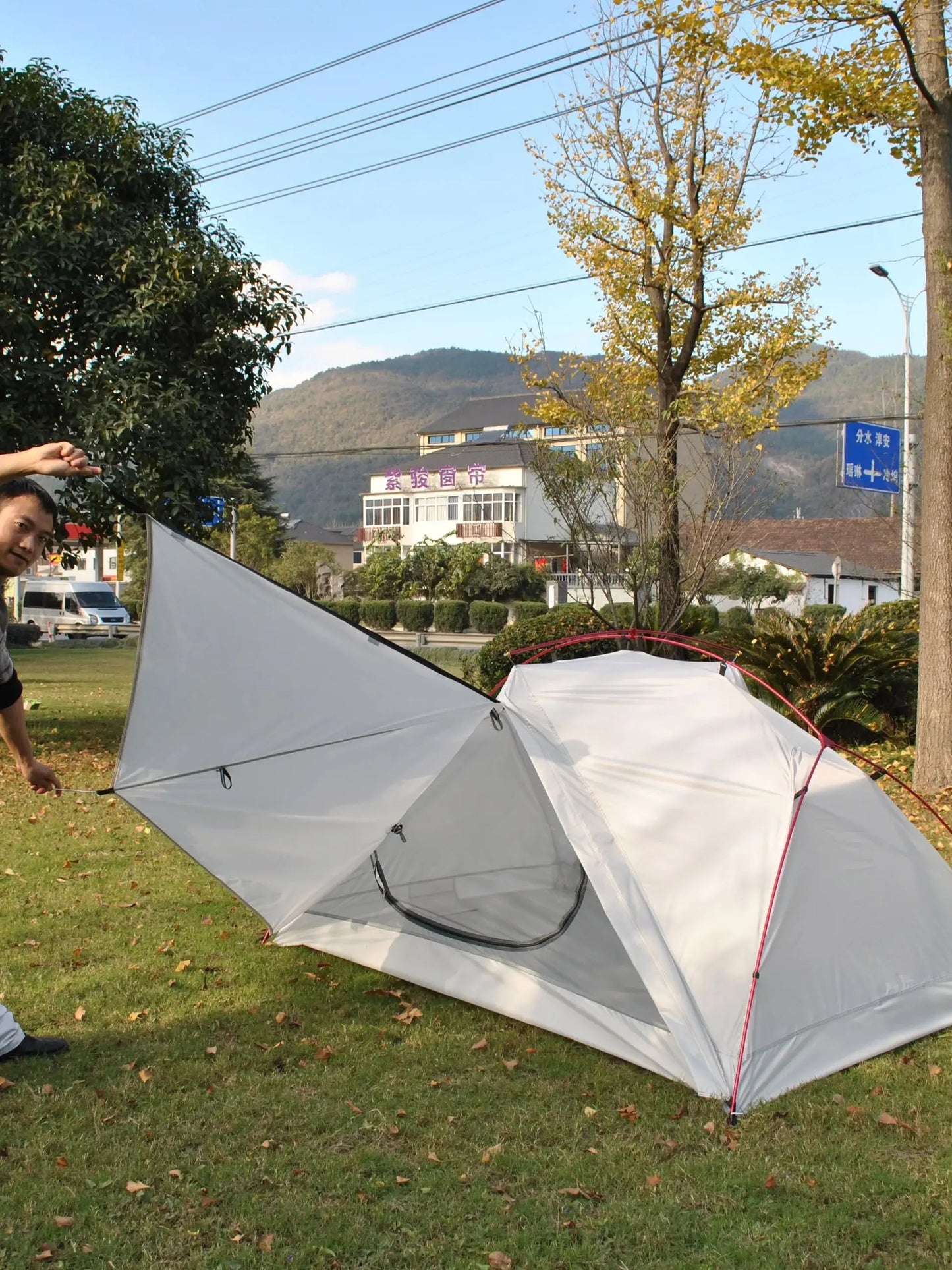 Ultralight 2 Person Camping Tents with Footprint - CZX-450 Camping Tent with Carry Bag&Footprint,air tent,camping equipmen