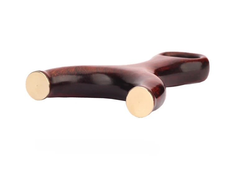 High Quality Solid Wood Slingshot Copper Support Head Design Sling Hunting Shot Catapult Set Outdoor Shooting Entertainment Tool
