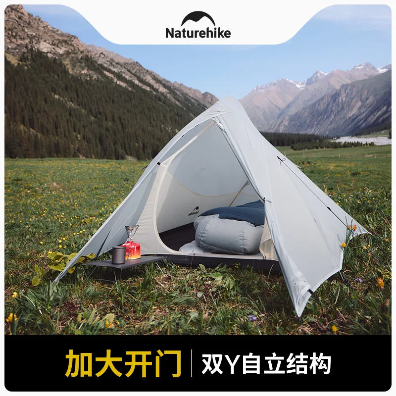Naturehike Cloud Up UL Tent 1 and 2 People Ultralight Hiking Tent Outdoor Camping Hiking Travel tent Equipment CNK2450WS017