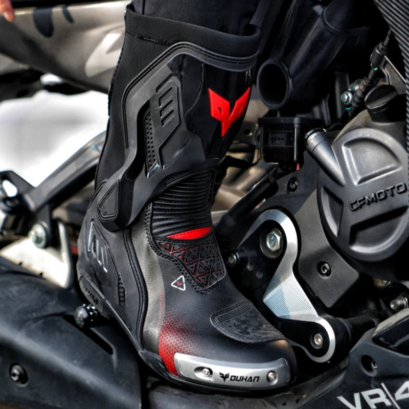Motorcycle Boots Racing Off-road Shoes Non-slip High-top Motorcycle Professional Waterproof Mountain Bike Boots