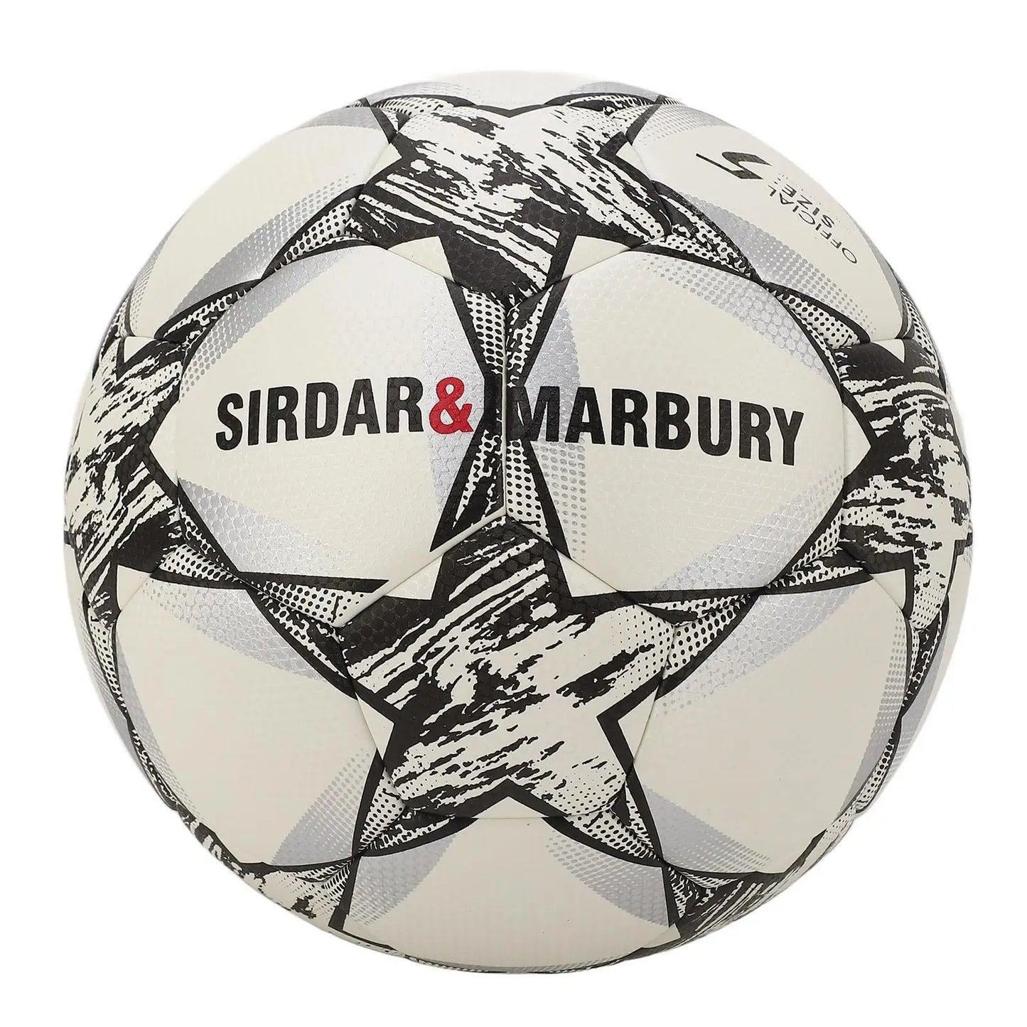 High Elasticity Size 5 PU Leather Soccer Ball Lightweight Kick Resistant for indoor Use Cool Design for kids