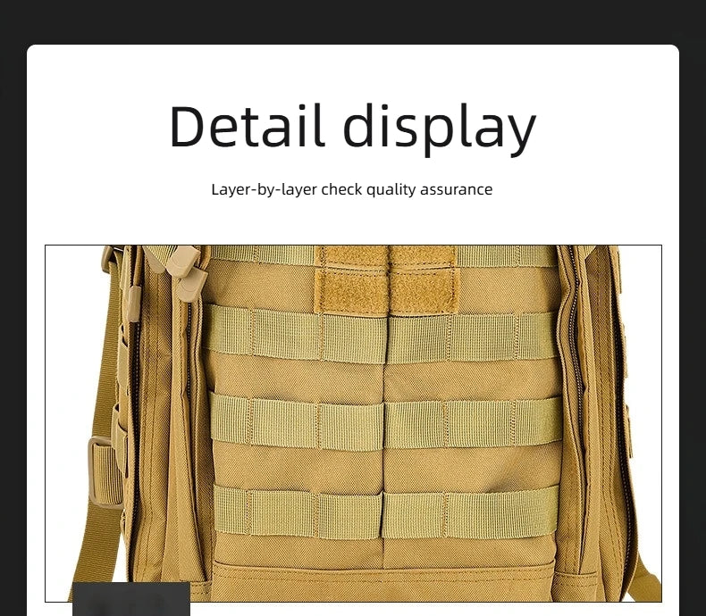 25L Tactical Assault Backpack Classic 12-hour Outdoor Camouflage Sports Backpack Wear-Resistant Oxford Cloth