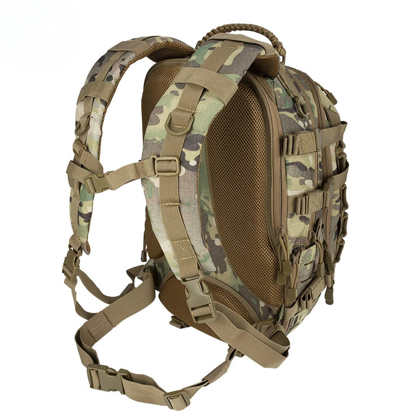 Yakota Tactical Backpack Hiking Outdoor Bag Camouflage Double Shoulder Dragon Egg Bag Student Commuter Computer Backpack