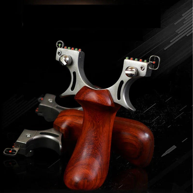 304 Stainless Steel Laser Slingsshot CNC 8020 Slingshot Outdoor Hunting Shooting Tirachinas Super Potential