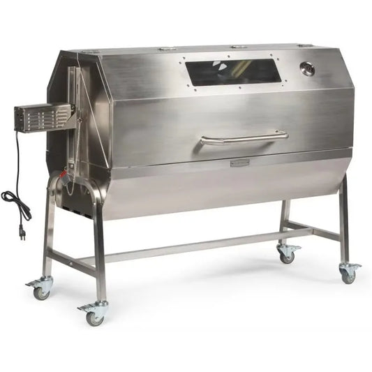Electric Commercial Charcoal BBQ,Barbecue Grill Outdoor Stainless Steel Charcoal BBQ with Cover