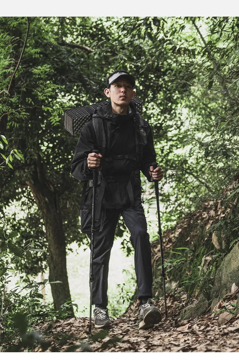 Naturehike Blackdog Trekking Pole Telescopic Aluminum Carbon Walking Sticks Hiking Cane Adjustable Ultralight Mountaineering 1pc