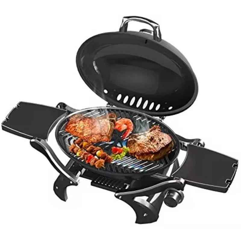 New BBQ Grills Propane Outdoor Gas New Style Grill Easy Moving Outdoor Gas Grill Portable for Camping Cooking Single Burner