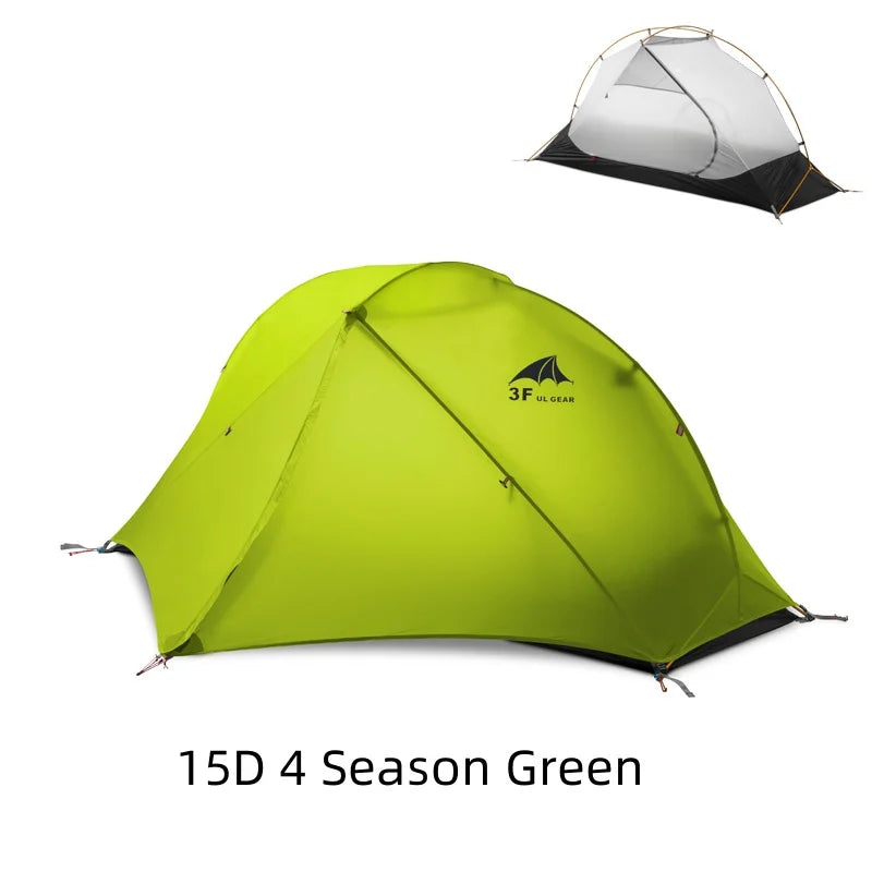 3F UL Gear Floating Cloud 1 Ultralight 3 4 Season Outdoor Camping Tent Waterproof Windproof Hiking Double Layer Tents