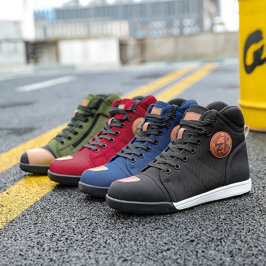 2025 Motorcycle Boots Men Motobiker Shoes Motocross Boots  Anti Fall Riding Boots for Road Racing Parkour Shoes Knight Equipment