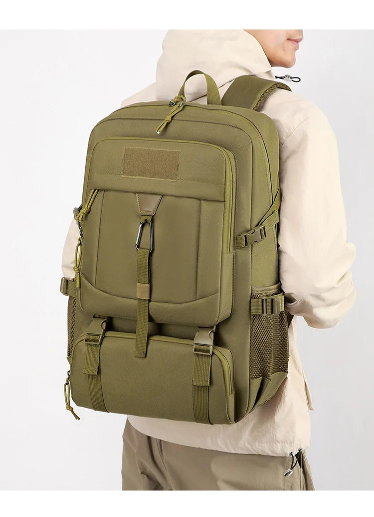 Oulylan Durable Portable Travel Shoulders Pack Versatile Outdoor Practical Climbing Bags Men Lightweight Large Capacity Backpack