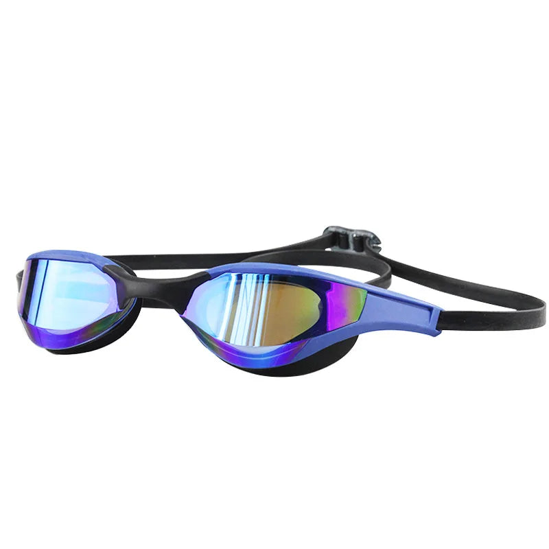 High-end Comfort Racing Color-Plated Swimming Goggles Adult Universal Waterproof and Anti-fog Pool Swimming Diving Goggles