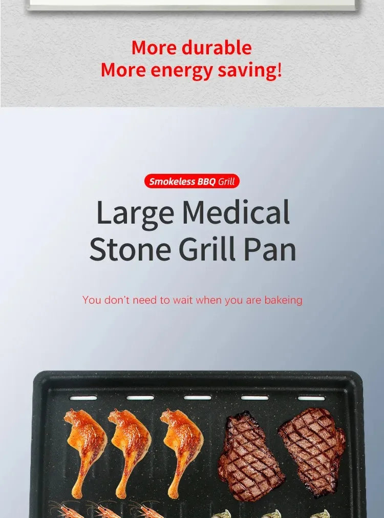 Gourmet Barbecue Grill New Design Kbbq Electric Grills Korean Smokeless Tables Electric BBQ Grill