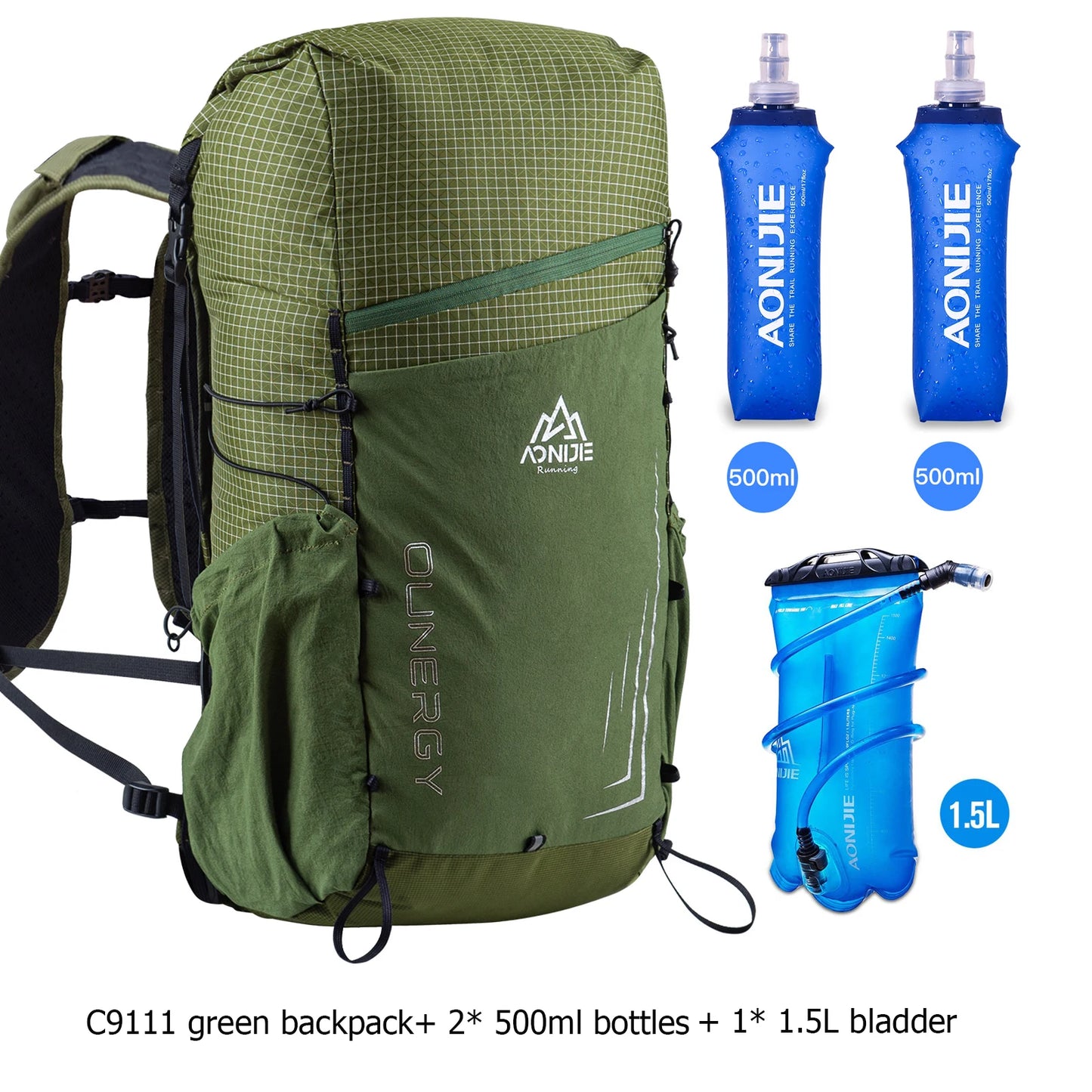 AONIJIE 30L Large Capacity Outdoor Climbing Backpack Camping Daypack Travel Bag For Hiking Trekking Mountaineering