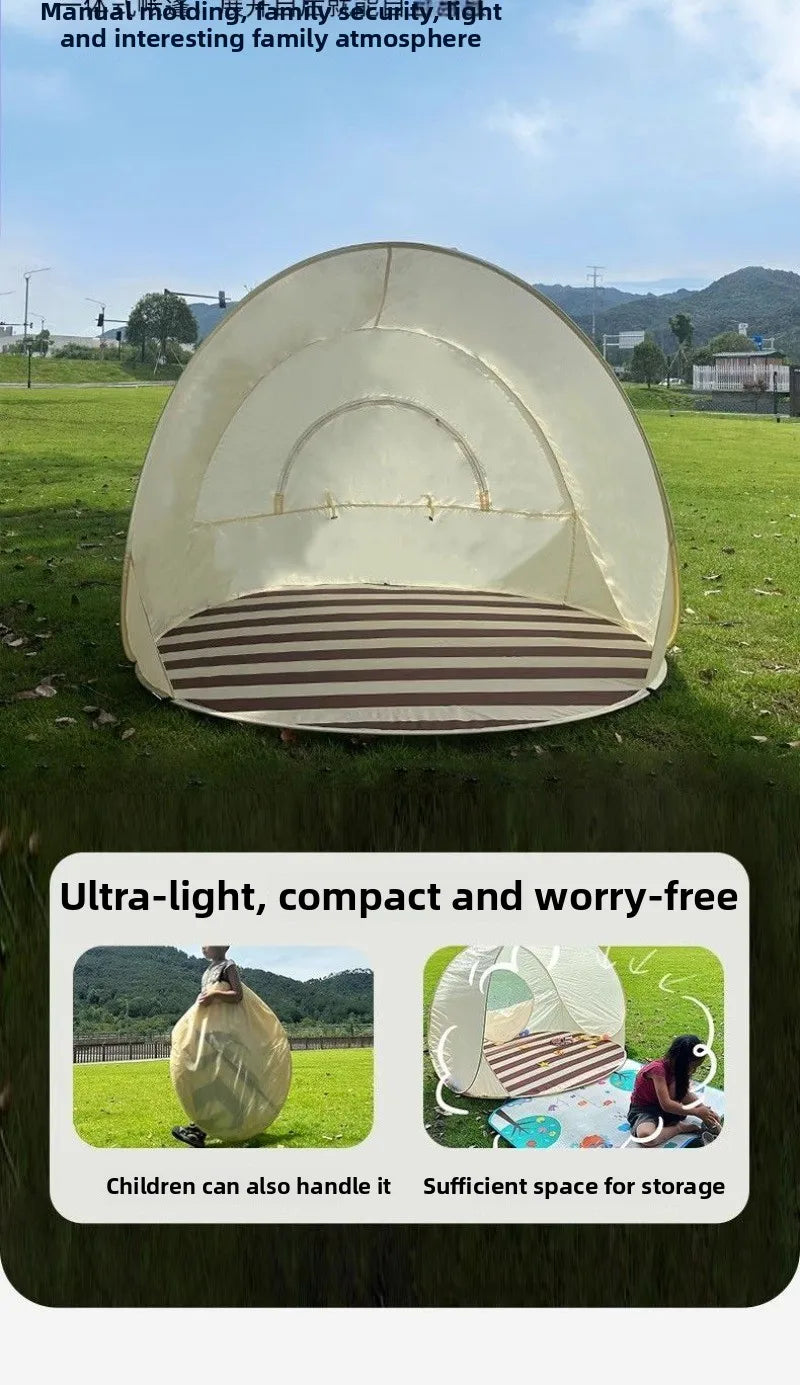 Children's Tent Portable Outdoor Camping Picnic One Second Quick Open Tent Seaside Beach Awning