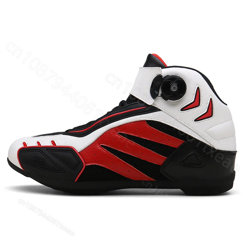 Soft Motorcycle Boots PRO Boot Biker Waterproof SPEED Motorboats Men Motocross Boots Non-slip Motorcycle Shoes