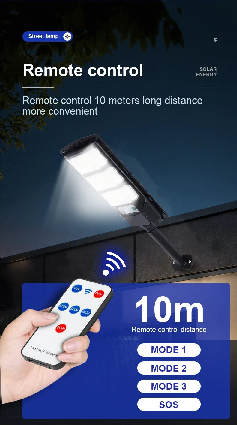 Solar Power Wall Lights  with Motion Sensor Outdoor Sunlight Charge Waterproof Street Light Garden Led Solar Spotlight