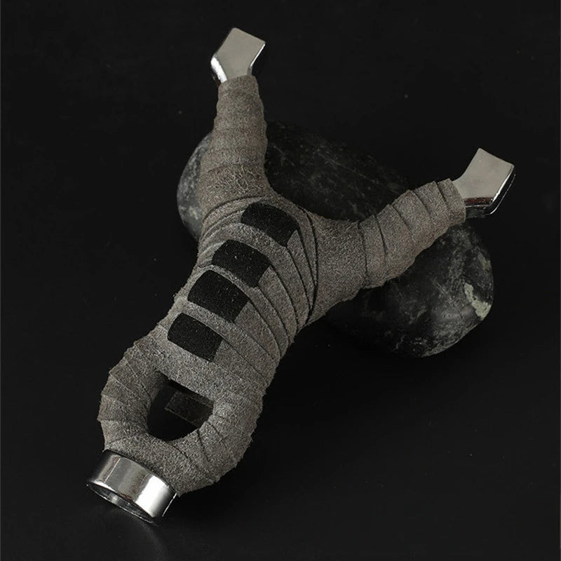 Powerful Alloy Slingshot Anti-song Design Catapult with Strong Magnetic Professional Outdoor Hunting Shooting Tool Composite Bow