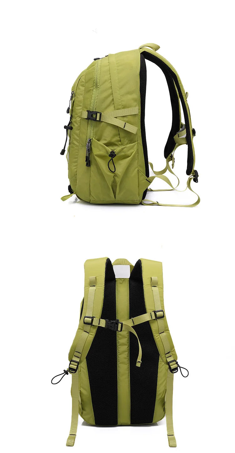 Unisex Multifunctional Outdoor Camping Hiking Climbing Backpack Men Nylon Travel  Adjustable Shoulder Strap Lightweight Bag
