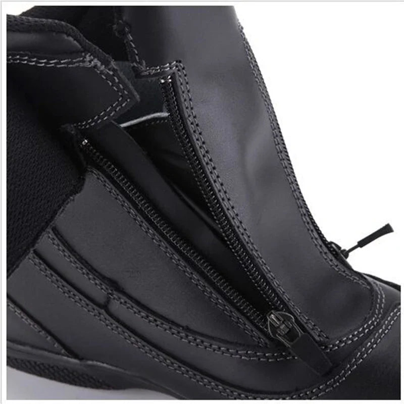 ARCX Waterproof Cow Leather Motorcycle Boots for Men Racing Riding Motorbike Shoes Protective Gear Durable Safety Footwear