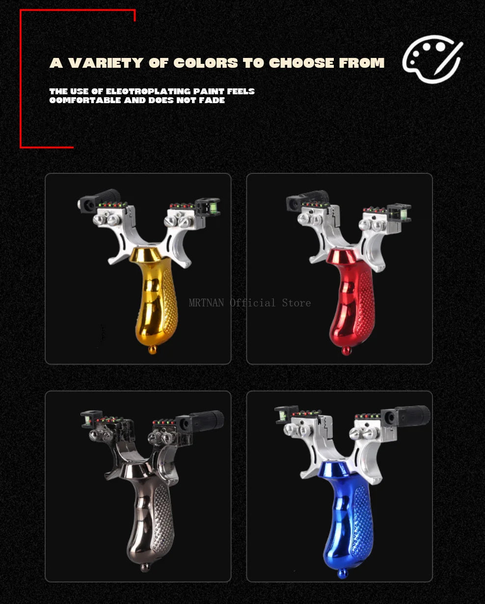 Double Spiral Fast Compression Slingshot Outdoor Sports Hunting Shooting Catapult Competition Practice Shooting Acessories