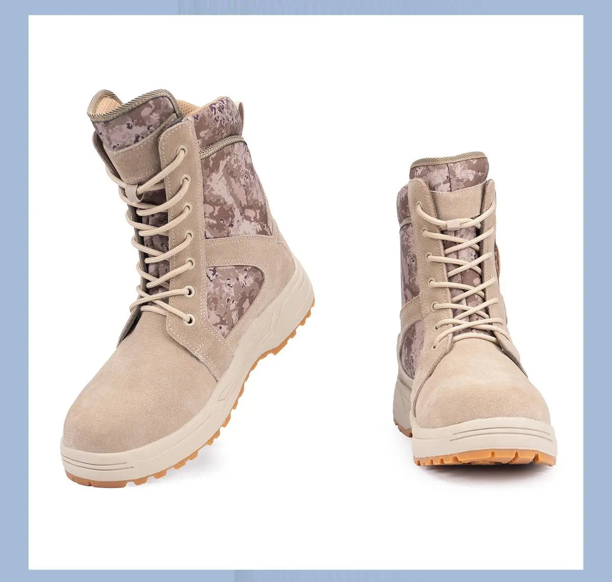 Winter Waterproof Warm High Top Boots Motorcycle Riding Boots Thick Fleece and Anti Slip Boot Snow Boots Warm Plush Shoes