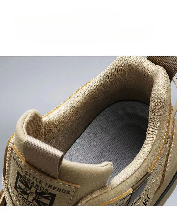 Men's Boots Mens Luxurious Design Casual Shoes Mens Motorcycle Boots Men's Waterproof and Wear-resistant Work Shoes